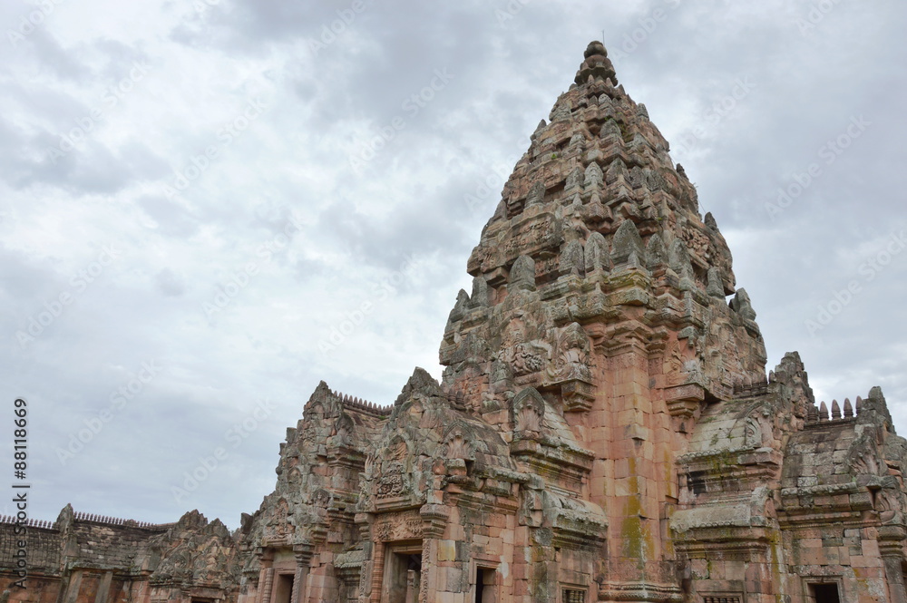 Phanom Rung stone castle in Thailand