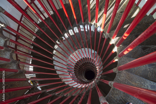 Snail stairs Ljubljana  s Castle  Slovenia