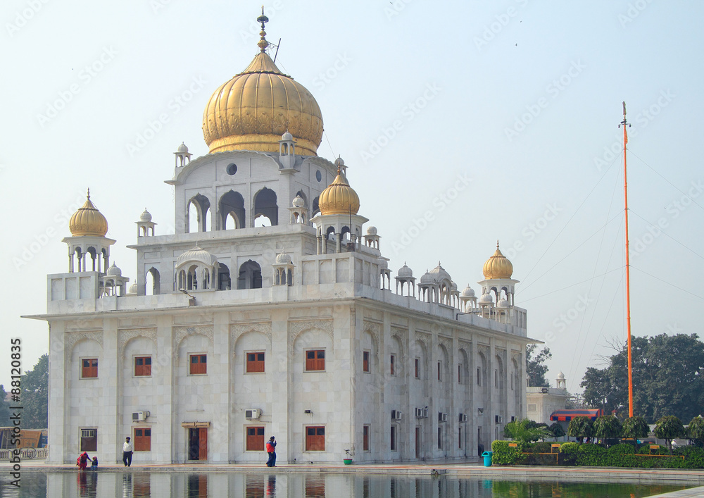 Obraz premium the temple of sikhs in Delhi