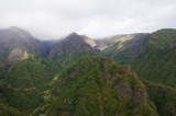 Vistas de las montañas en Madeira