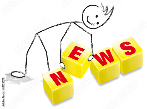 personnage avec cubes news