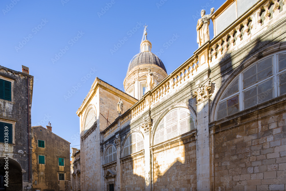 Cathedral - the Assumption of the Virgin Mary. Dubrovnik. Croatia. 