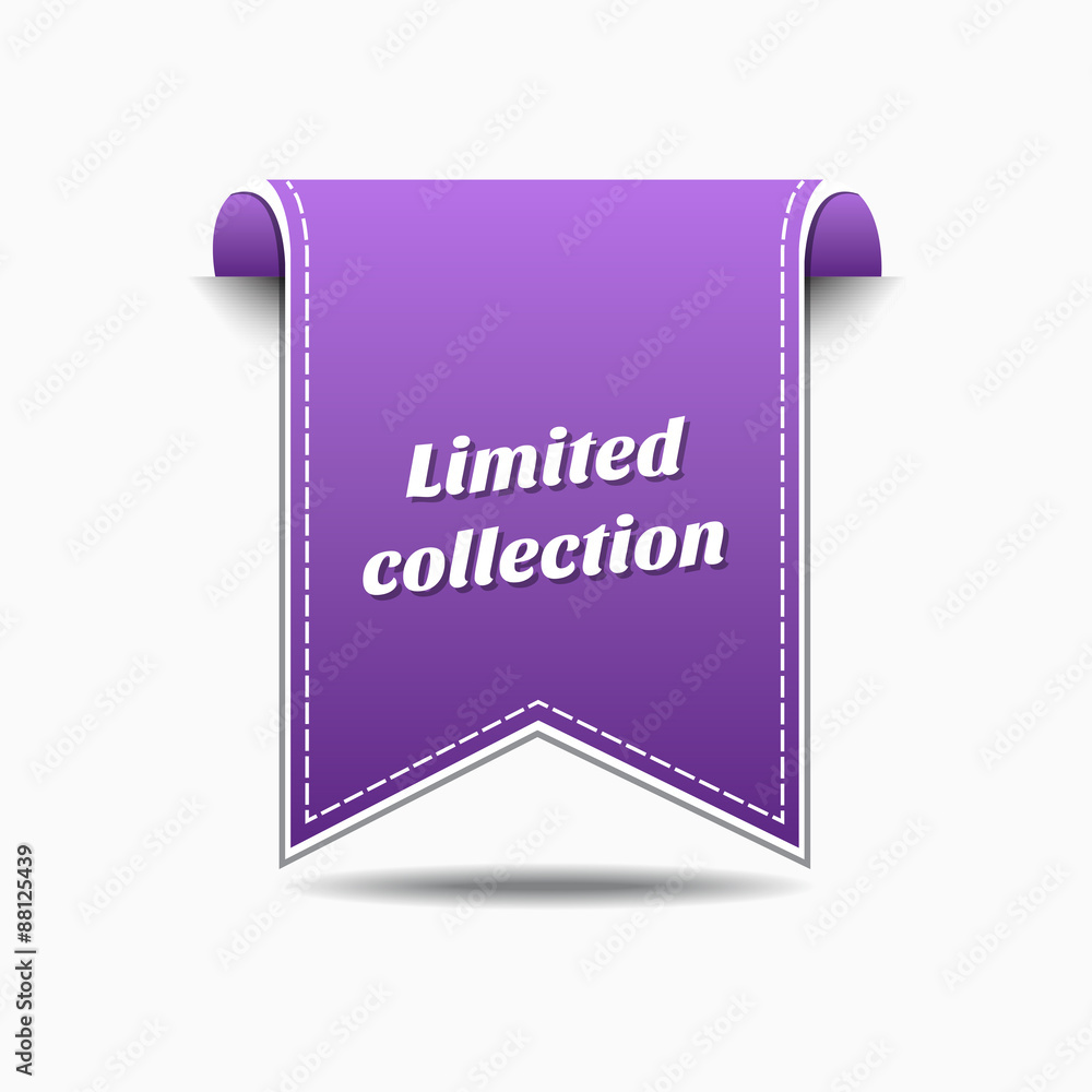 Limited Collection Violet Vector Icon Design Limited Collection Violet Vector Icon Design