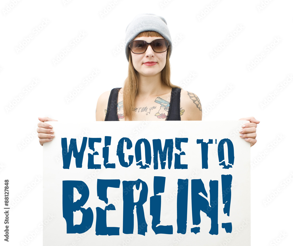 Obraz premium Welcome to Berlin!
