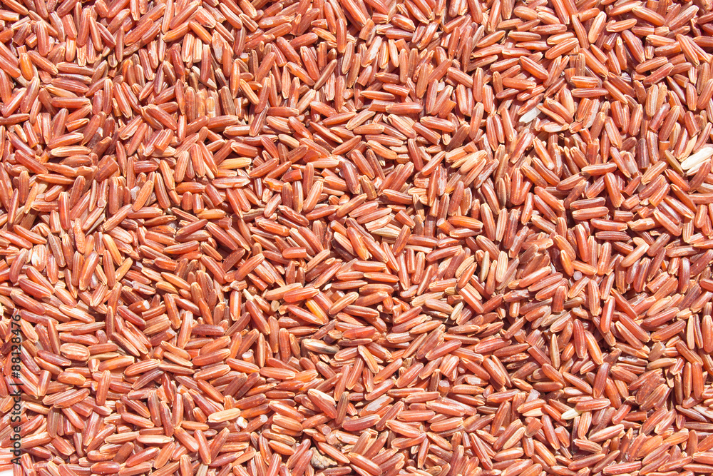 Background Grain brown rice.
