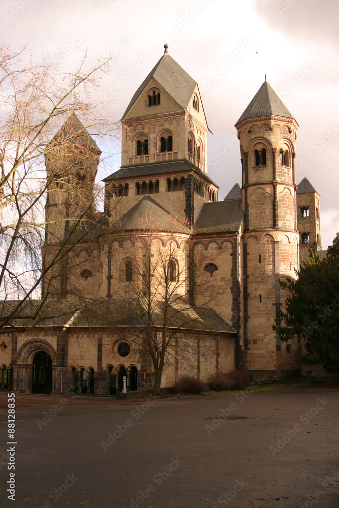 Maria Laach, Kloster, Eifel, Vulkaneifel, Kirche, Historisches Gebäude, Mönche, Eifel, Berge, Wandern