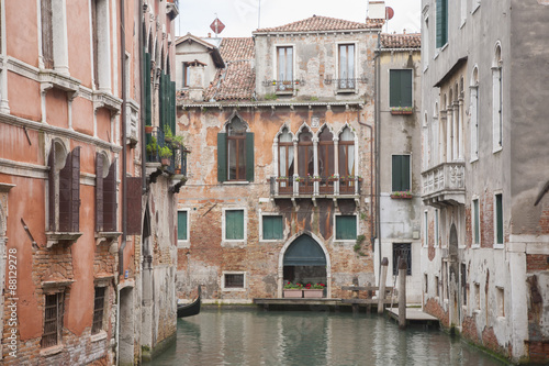 View from Calle Drio la Chiesa Street Bridge, Venice