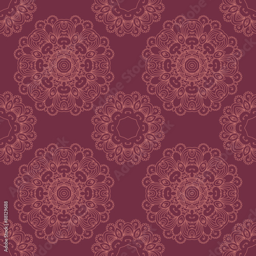 Abstract seamless lace pattern