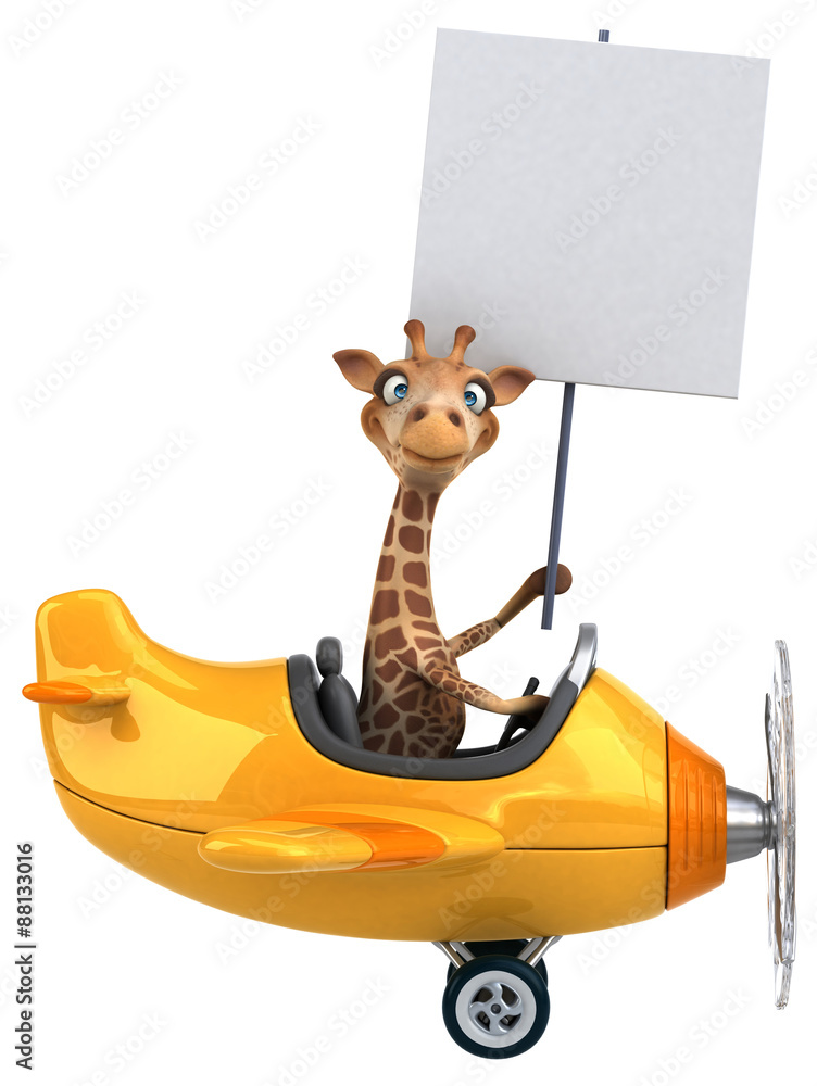 Fototapeta premium Fun giraffe