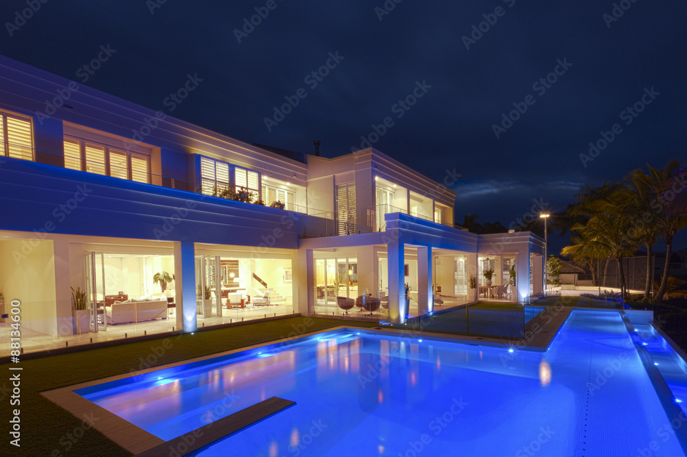 custom made wallpaper toronto digitalLuxurious villa with a big pool