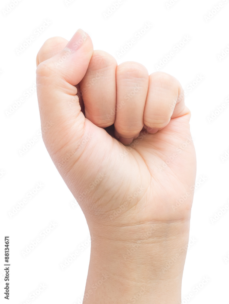 Handful of female with isolated background. Handful of female with isolated background.
