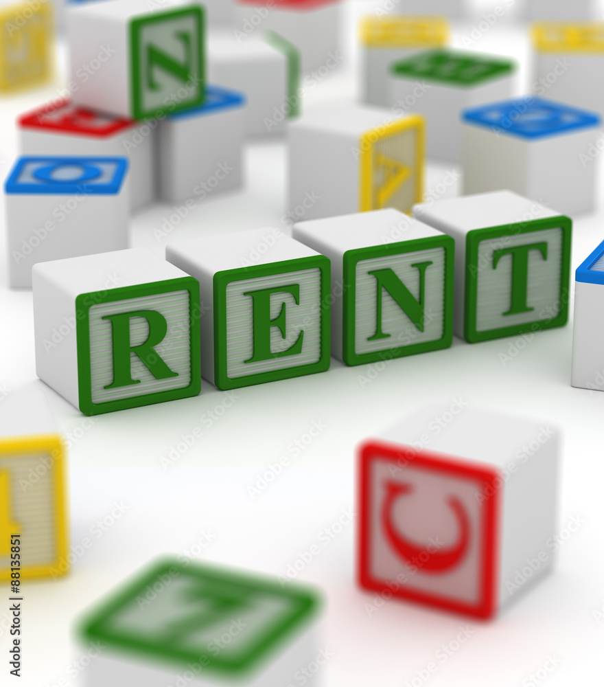 Colorful block - rent Colorful block - rent