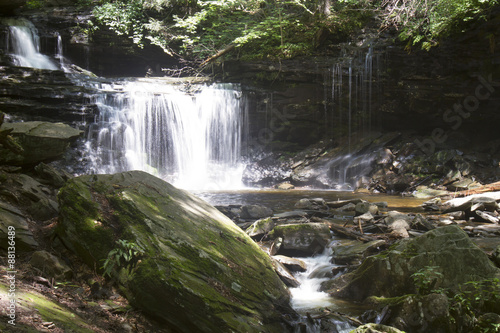 Waterfall in forest