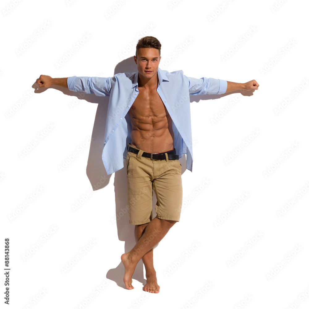 Handsome Fit Man In Sunlight