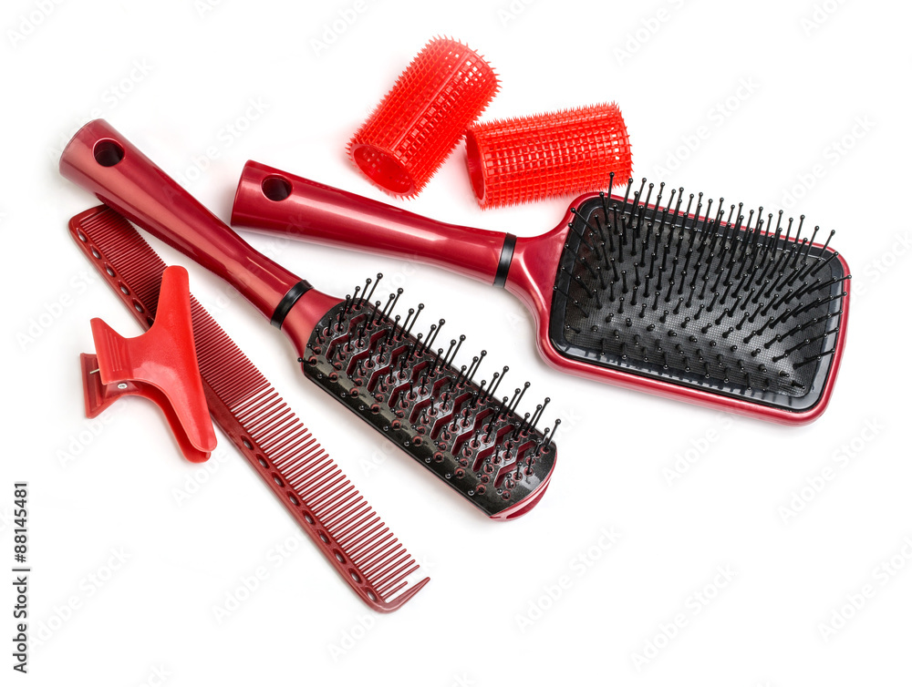 Curlers with hairbrush Curlers with hairbrush