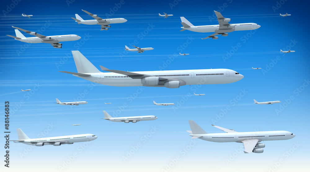 Traffic Jam in the Skies Traffic Jam in the Skies