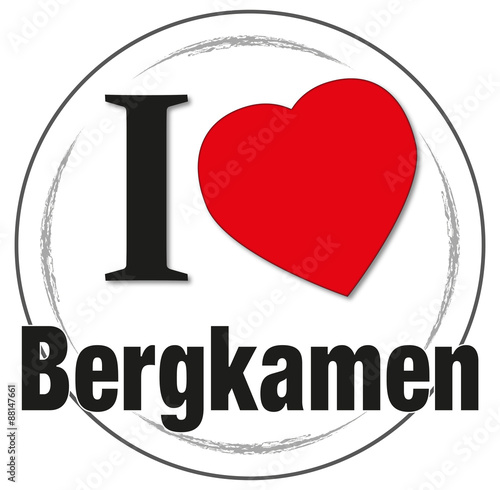 Stempel "I love Bergkamen"