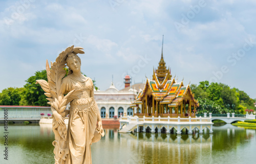 Thai Royal Residence at Bang Pa-In Royal Palace in Ayutthaya, Th photo