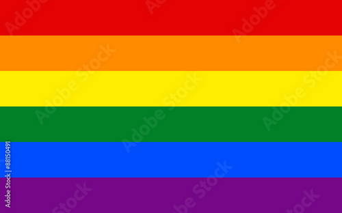 Full frame of rainbow flag