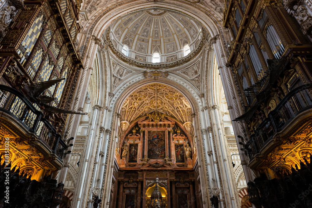 Choir and Renaissance Cathedral nave, Cordoba