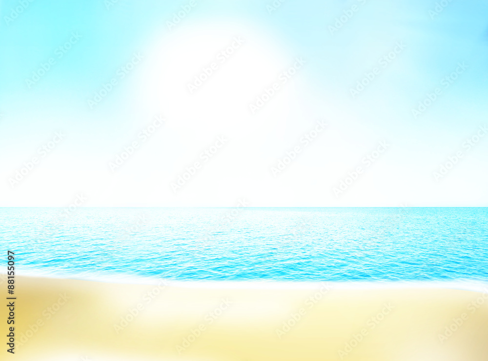 Obraz premium Summer Time Background Beach Water