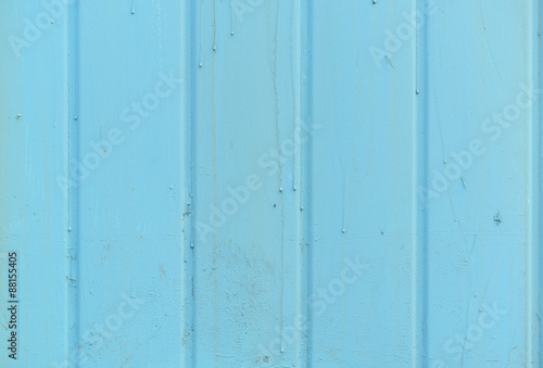 old iron blue wall background