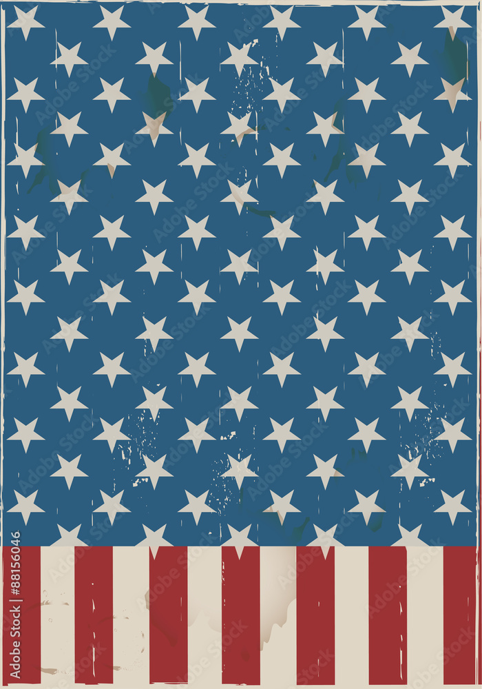 American grunge flag background American grunge flag background