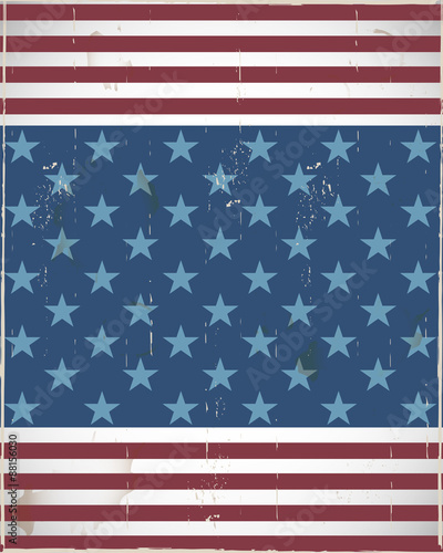 Usa Flag Frame Design