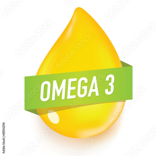 Omega 3 oil drop