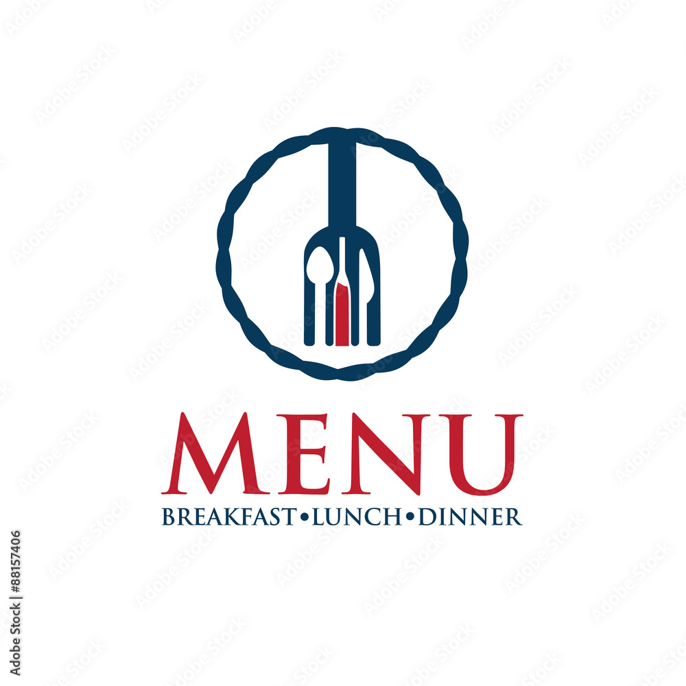 Restaurant menu vector design template