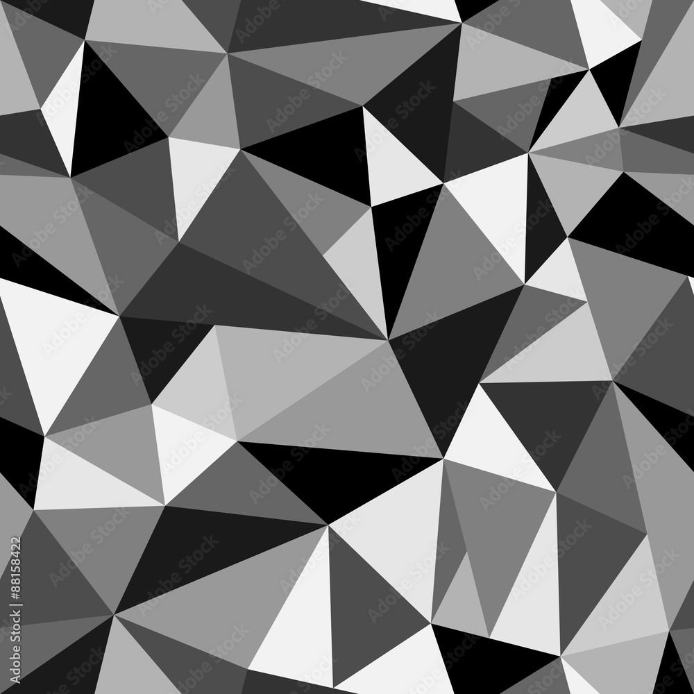 Obraz premium Abstract geometric rumpled triangular vector illustration graphic background. Digital vector illustration