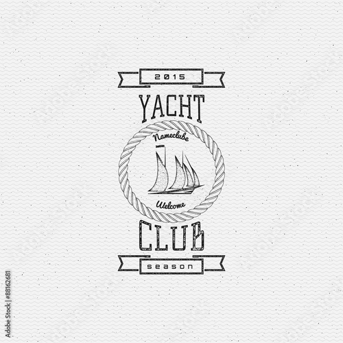  Yacht club badges logos and labels for any use