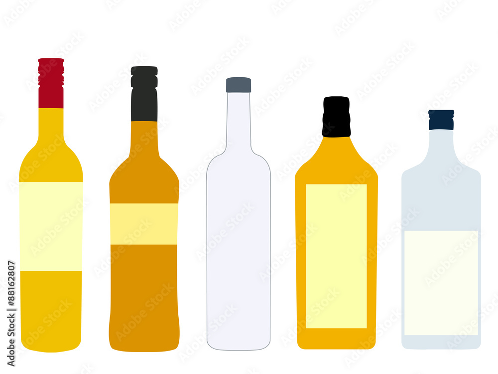 Different Kinds of Spirits Bottles Different Kinds of Spirits Bottles