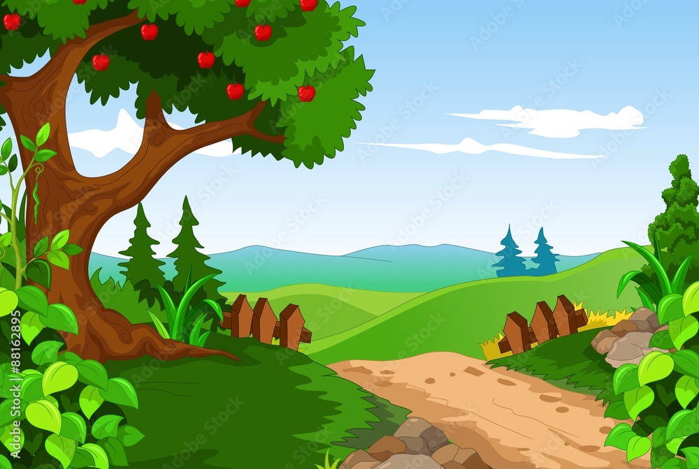 Fototapeta premium beauty landscape for you design