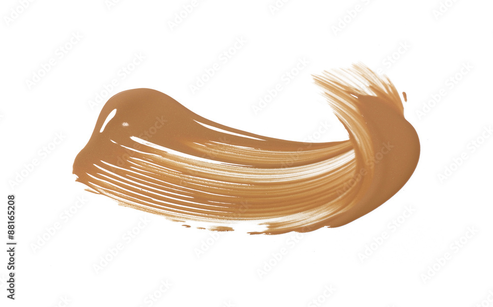 Liquid foundation isolated on white Liquid foundation isolated on white