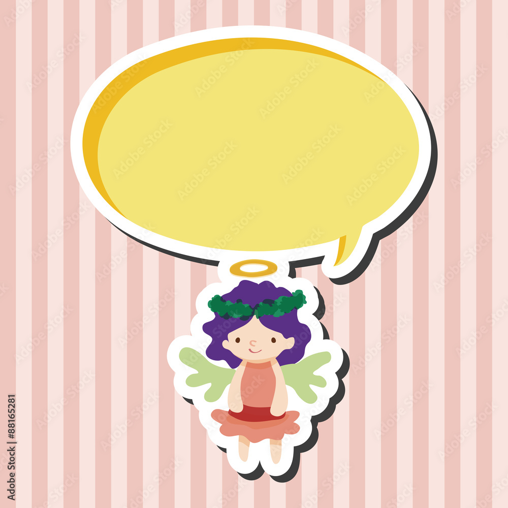 angel cartoon design elements vector angel cartoon design elements vector