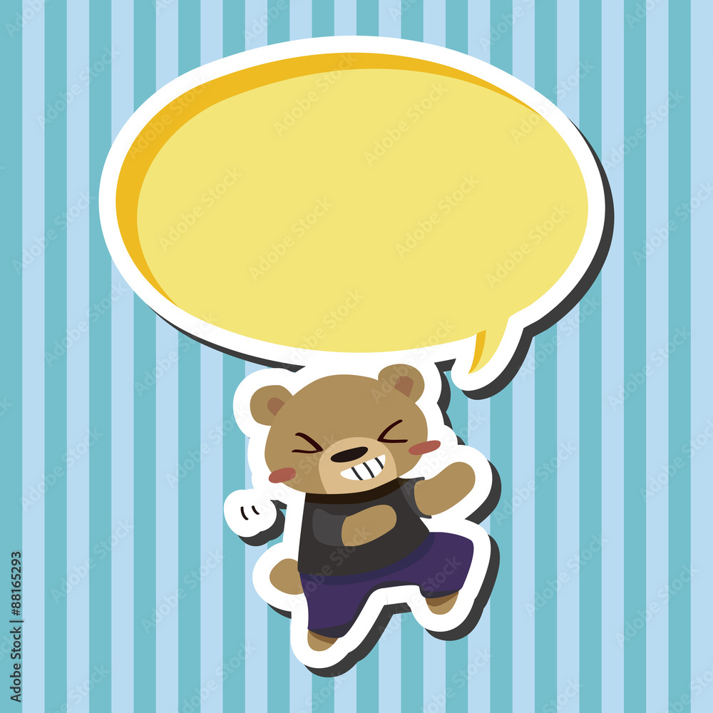 animal bear cartoon theme elements animal bear cartoon theme elements