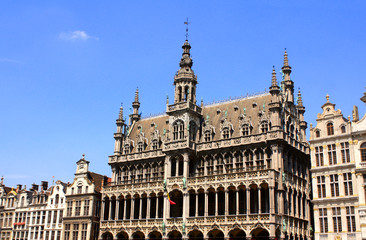 Handdoek met foto Brussel Broodhuis aan de Grote Markt  © frenta