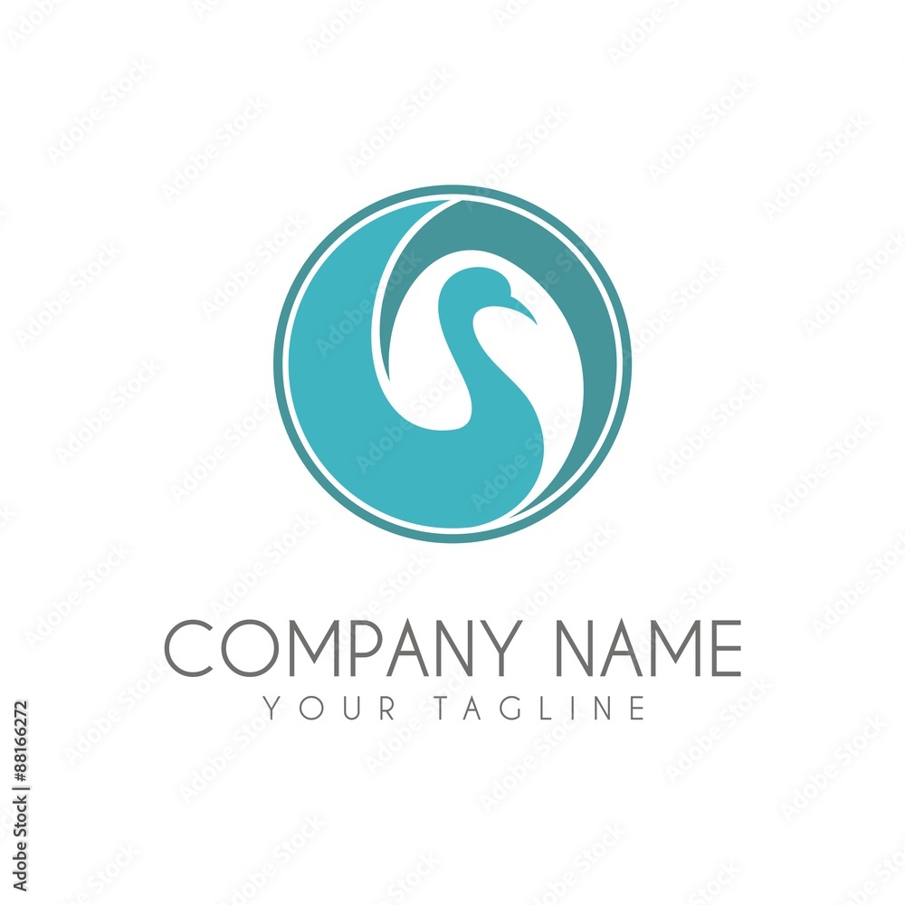 Fototapeta premium Geese Logo