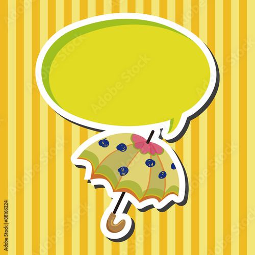 Umbrella theme elemets vector,eps