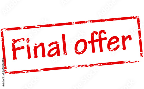 Final offer