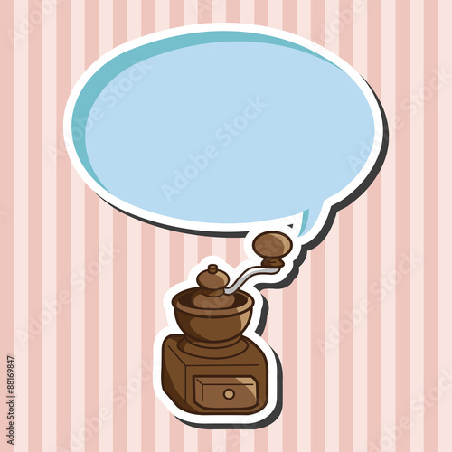 grinding coffee machine theme elements vector,eps