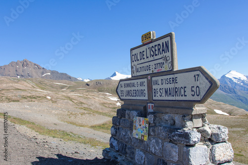 Col de l'Iseran - France 2770 mt photo