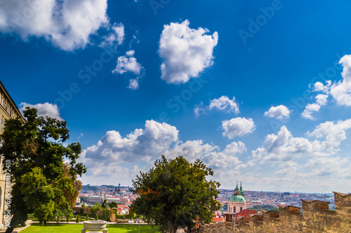 Vief of Prague from the castle, Prazsky hrad photo