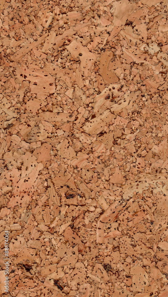 Texture of natural corkwood with large parts Texture of natural corkwood with large parts