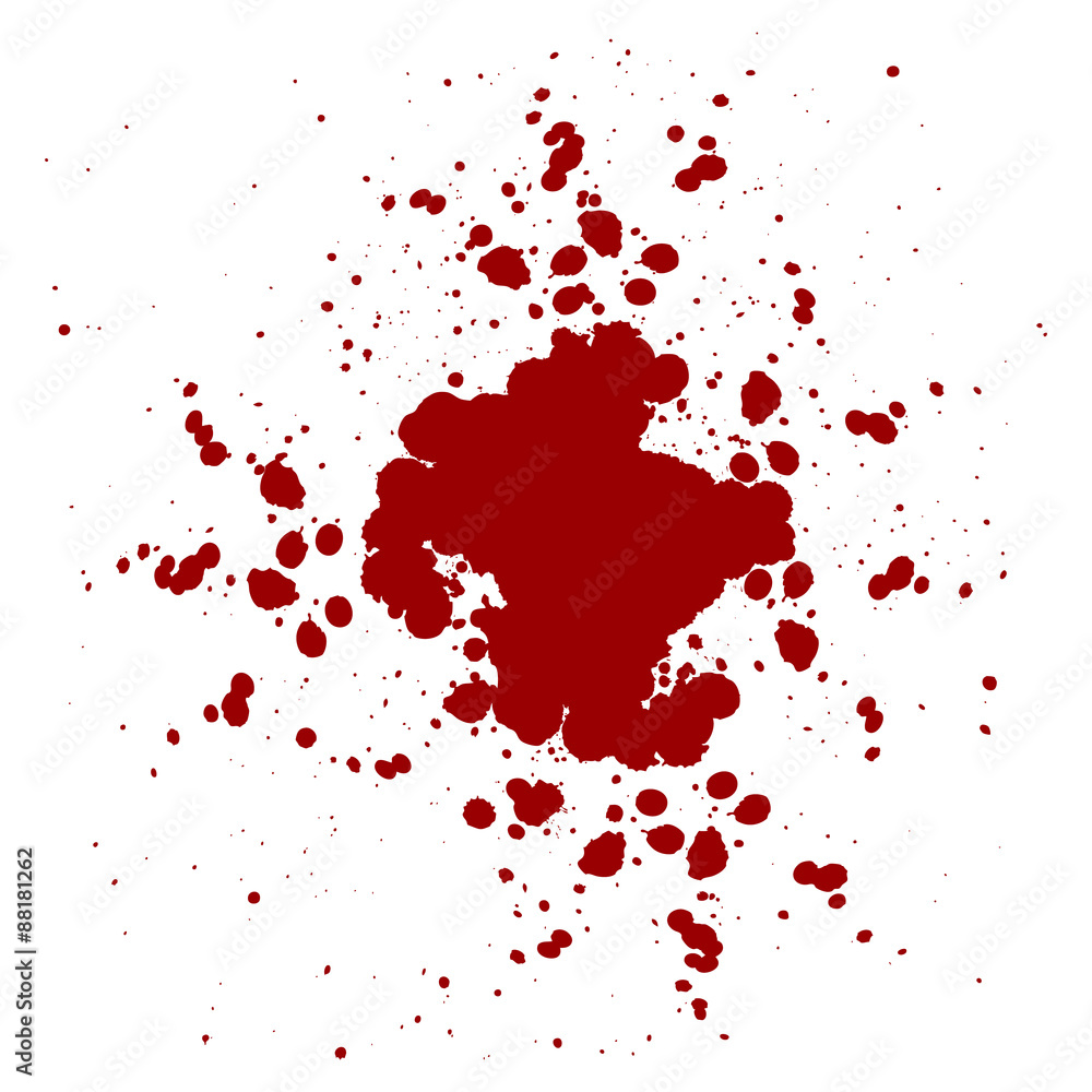 abstract splatter red color background