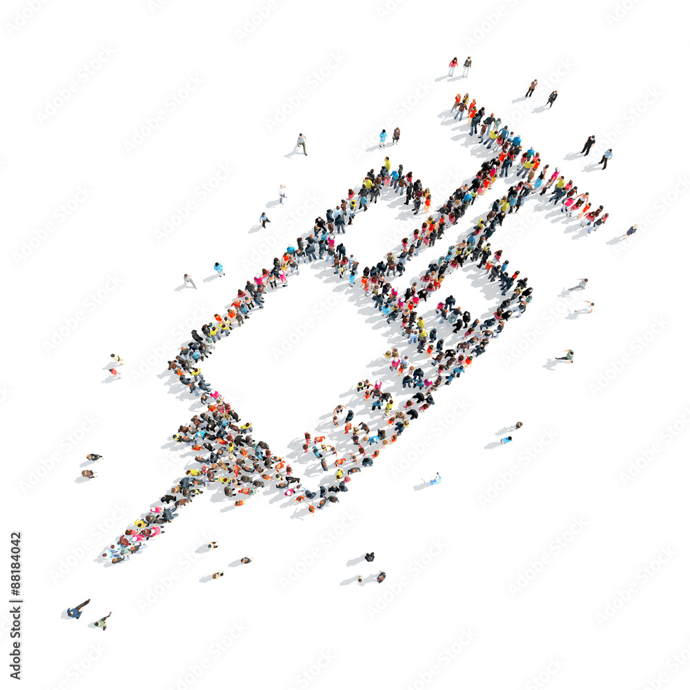 people in the shape of a syringe. people in the shape of a syringe.