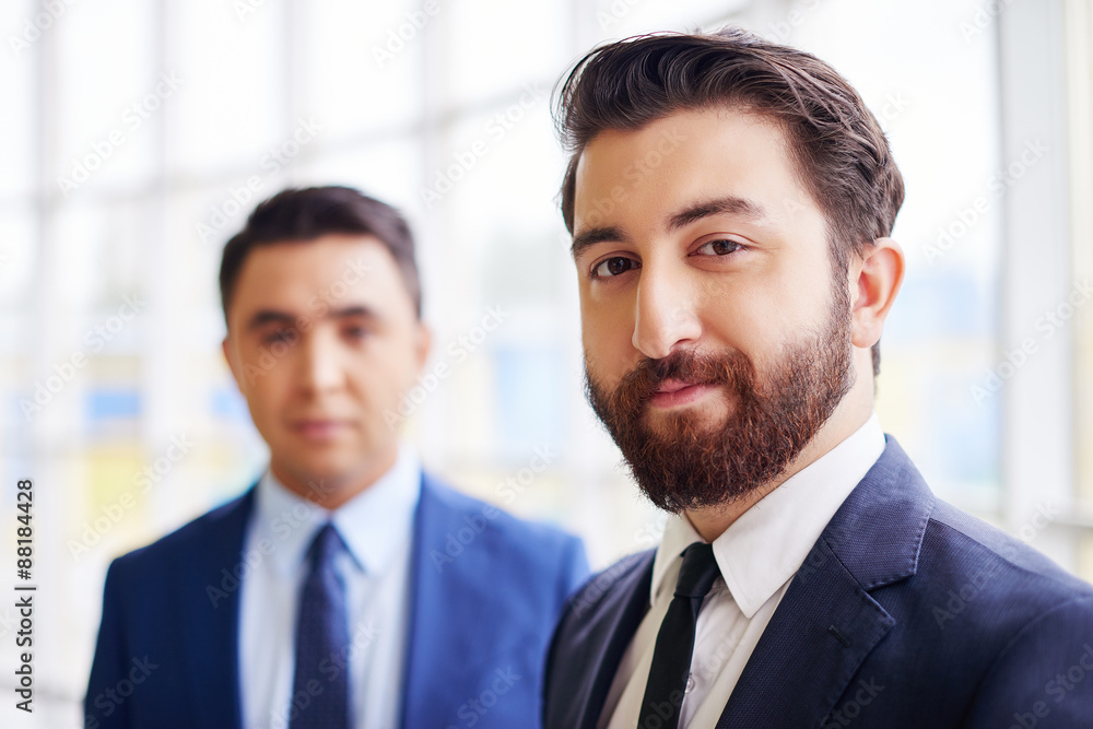 Bearded businessman Bearded businessman