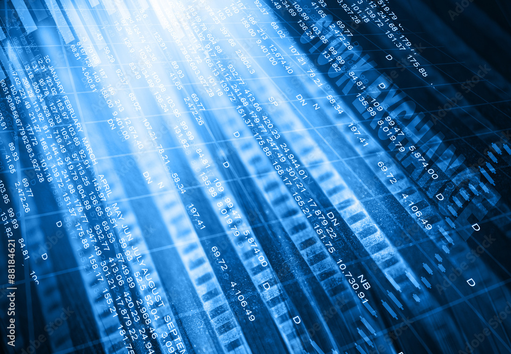 Obraz premium Stock market chart..