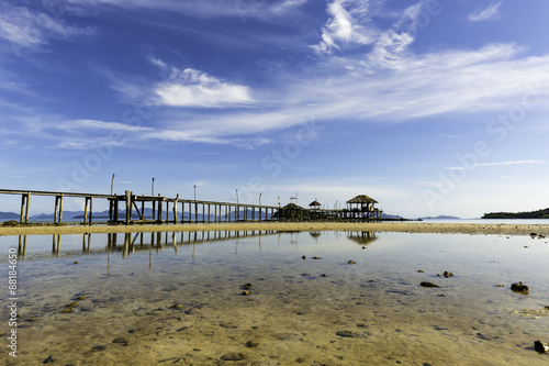 The beach